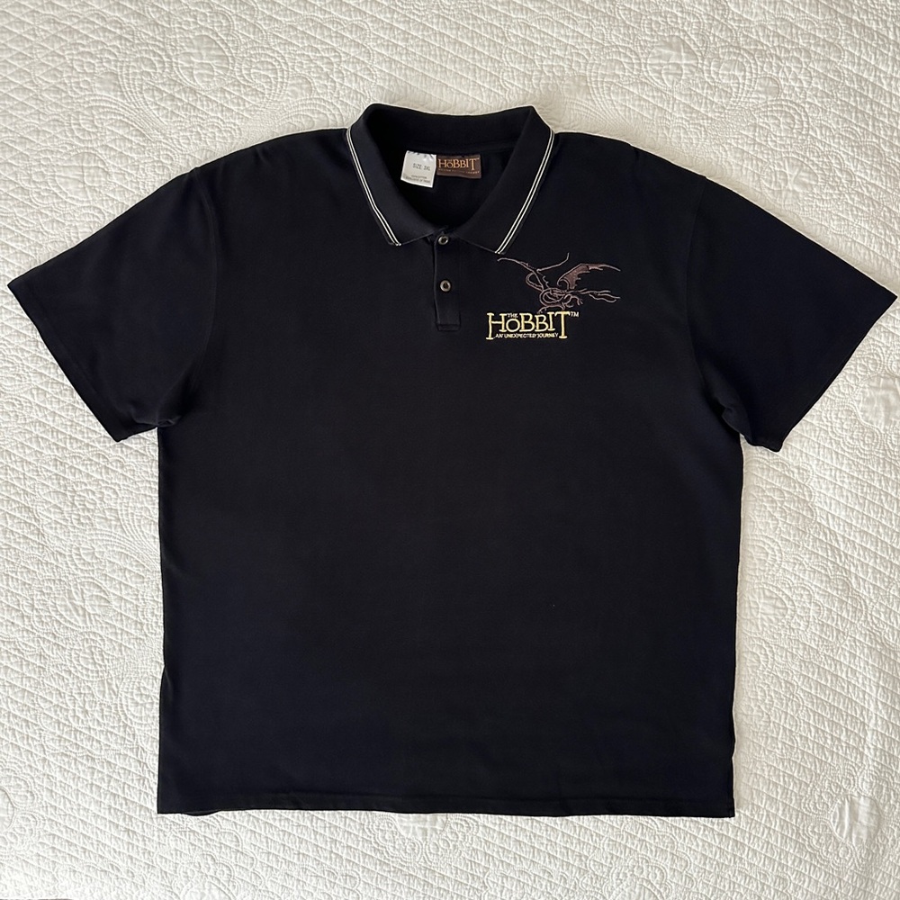 The Hobbit An Unexpected Journey 2012 Movie Film Polo Shirt Lord of the Rings
